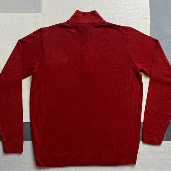 Men’s Red U.S. Pollo Assn Medium Zip Up - Picture 2 of 8